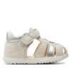 Сандали Geox B Sandal Macchia Gir B254WB 007NF C1Q1N Бял цвят на ниска цена
