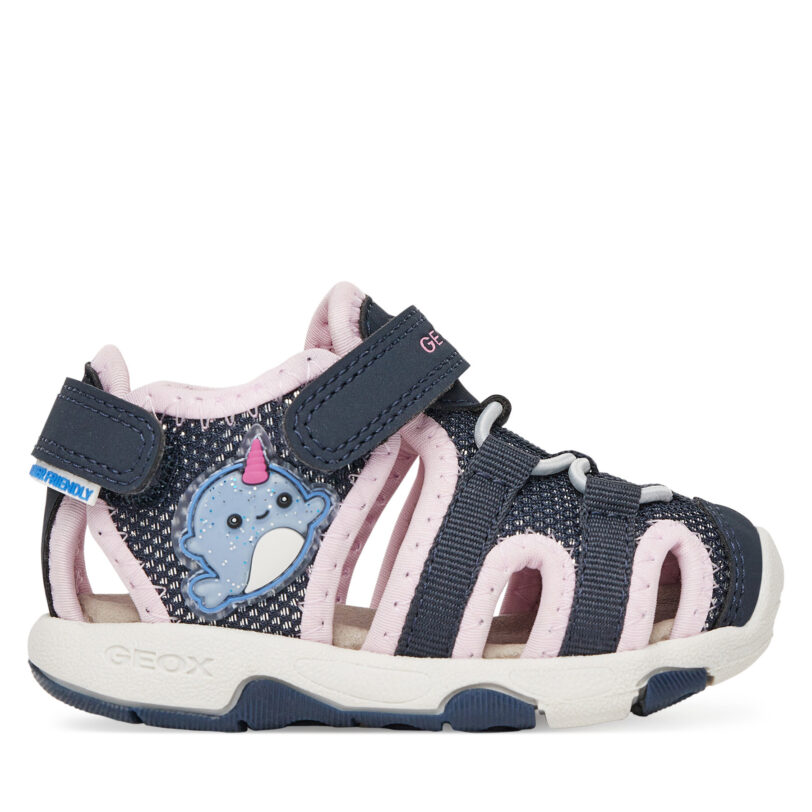 Сандали Geox B Sandal Multy B550DA 0AS50 CF48T M Тъмносин цвят на ниска цена