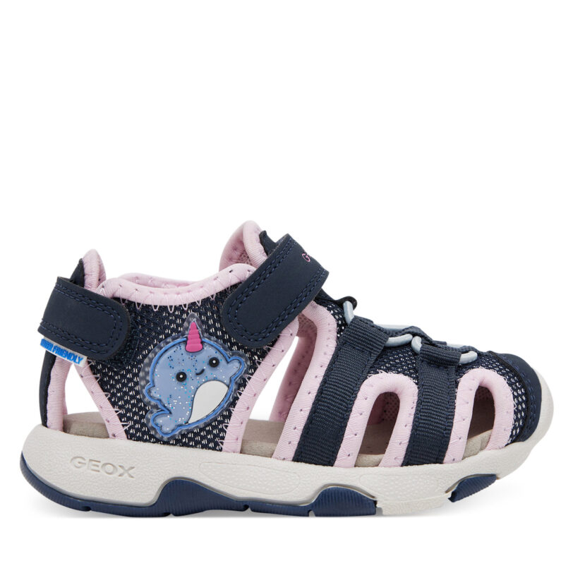 Сандали Geox B Sandal Multy B550DA 0AS50 CF48T S Тъмносин цвят на ниска цена