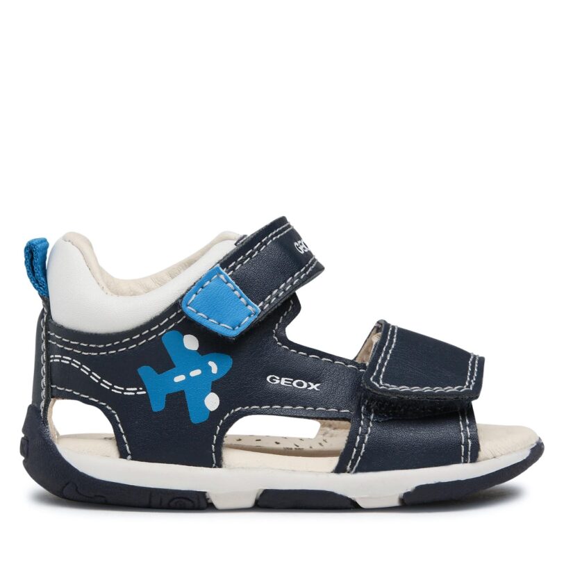 Сандали Geox B Sandal Tapuz Boy B150XB000BCC0693 Тъмносин цвят на ниска цена