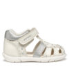 Сандали Geox B Sandal Zapito B556FA 000BC C0007 Бял цвят на ниска цена
