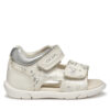 Сандали Geox B Sandal Zapito B556FD 000BC C0007 Бял цвят на ниска цена