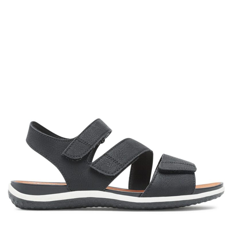 Сандали Geox D Sandal Vega D35R6A000EKC9999 Черен цвят на ниска цена