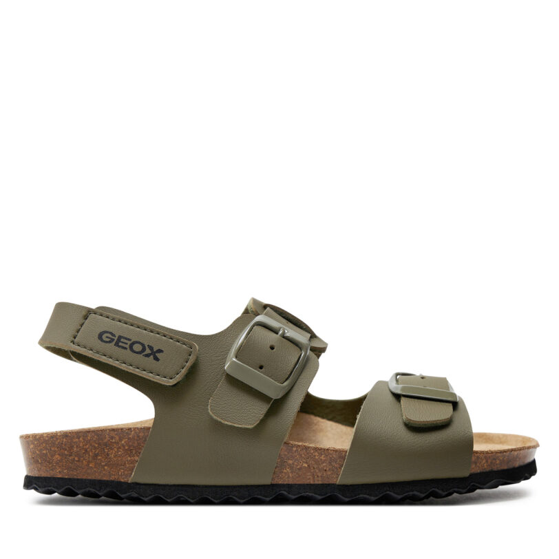 Сандали Geox J Ghita Boy J358LD 000BC C3009 S Каки цвят на ниска цена