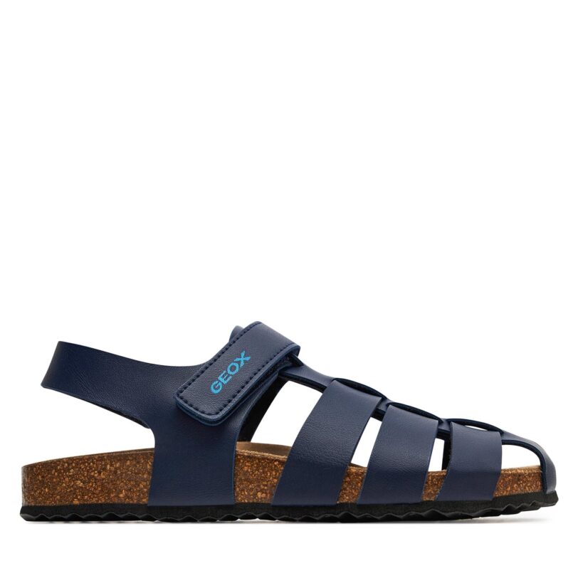 Сандали Geox J Ghita Boy J458LA 000BC C4002 D Тъмносин цвят на ниска цена