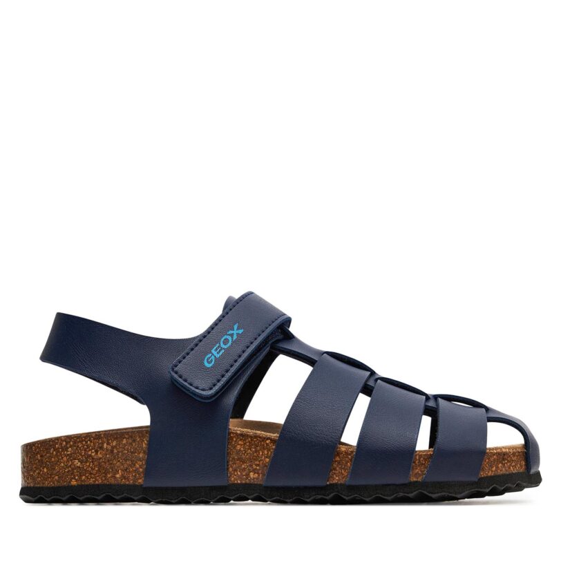Сандали Geox J Ghita Boy J458LA 000BC C4002 S Тъмносин цвят на ниска цена