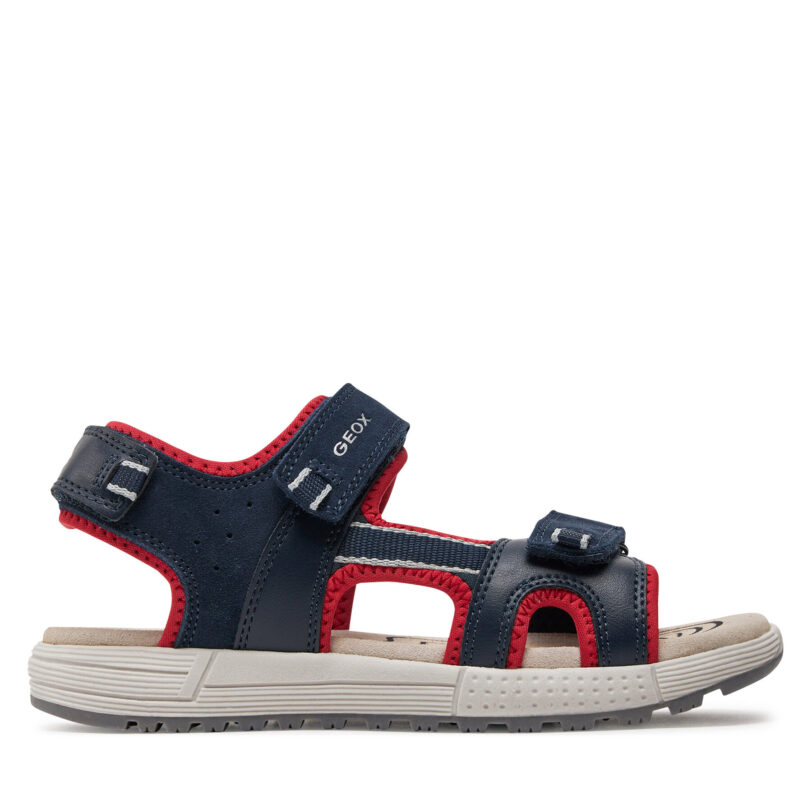 Сандали Geox J Sandal Alben Boy J35AVA 01520 C0735 D Тъмносин цвят на ниска цена