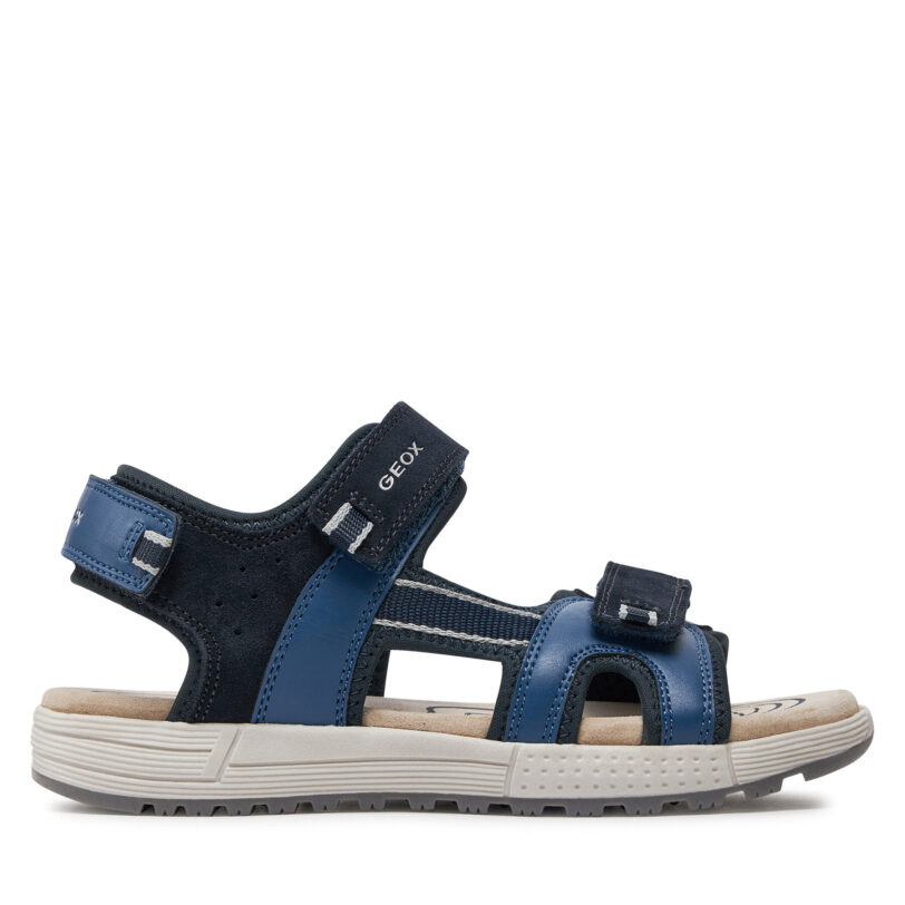 Сандали Geox J Sandal Alben Boy J35AVA 01520 CF44M D Тъмносин цвят на ниска цена