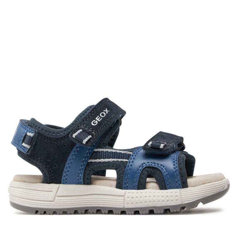 Сандали Geox J Sandal Alben Boy J35AVA 01520 CF44M M Тъмносин цвят на ниска цена