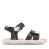 Сандали Geox J Sandal Haiti Girl J358ZA000BCC0694 M Тъмносин цвят на ниска цена