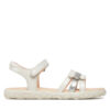 Сандали Geox J Sandal Haiti Girl J458ZD 000NF C0459 D Бял цвят на ниска цена