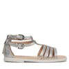 Сандали Geox J Sandal Karly Girl J7235D 0QDAJ C1007 S Сребрист цвят на ниска цена
