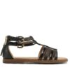 Сандали Geox J Sandal Karly Girl J7235D05402C9999 S Черен цвят на ниска цена