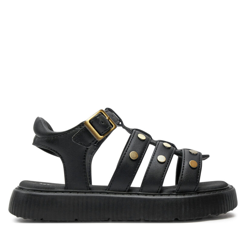 Сандали Geox J Sandal Kodette Gir J45DBG 000BC C9999 S Черен цвят на ниска цена