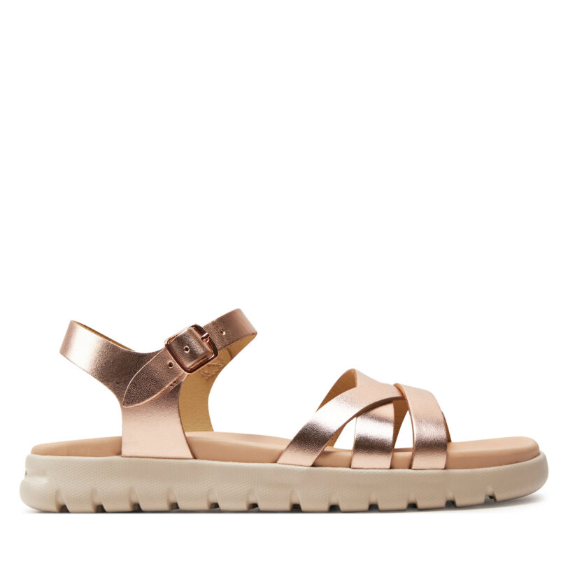 Сандали Geox J Sandal Soleima Gir J45GSA 000CF C7018 D Розово злато цвят на ниска цена