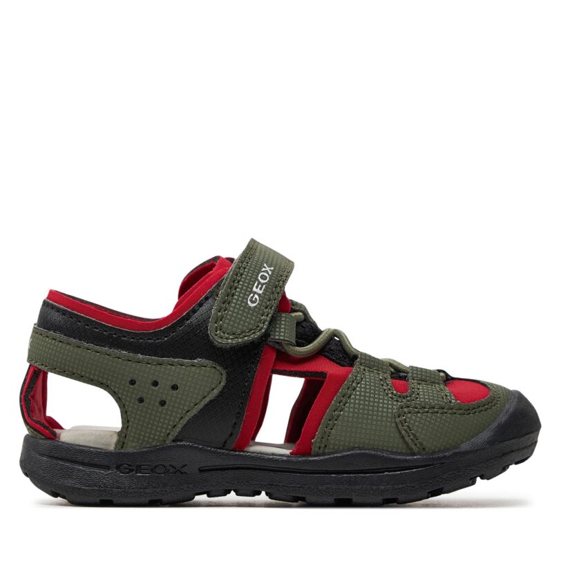 Сандали Geox J Vaniett Boy J455XA 015CE C3267 M Каки цвят на ниска цена