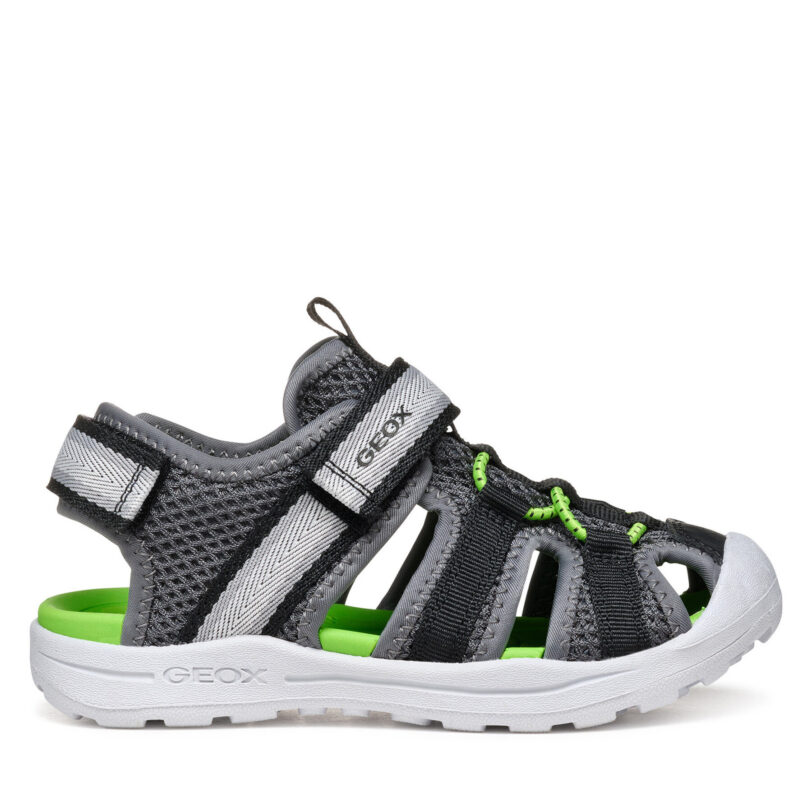 Сандали Geox J Vaniett J555XA 1454 C0655 S Сив цвят на ниска цена