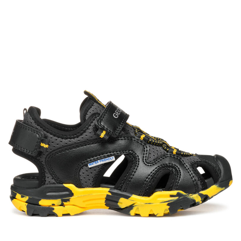 Сандали Geox Jr Borealis J450RC 014BU C0054 M Черен цвят на ниска цена