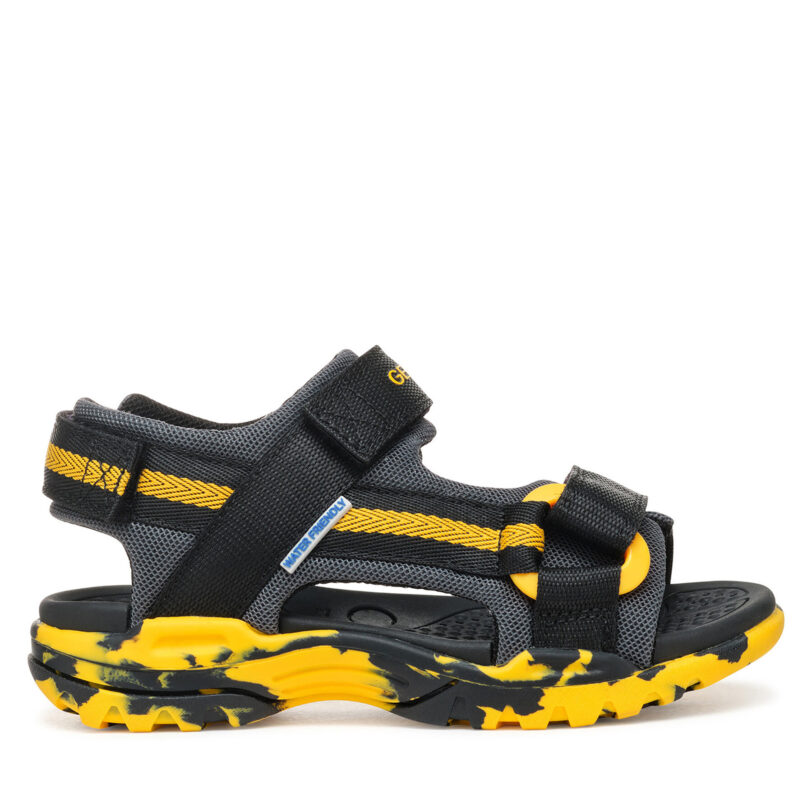 Сандали Geox Jr Borealis J450RE 1411 C0054 M Черен цвят на ниска цена