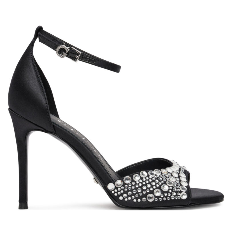 Сандали Guess FLPKBB SAT03 Черен цвят на ниска цена