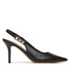 Сандали Guess FLTNS4 LEA05 Черен цвят на ниска цена
