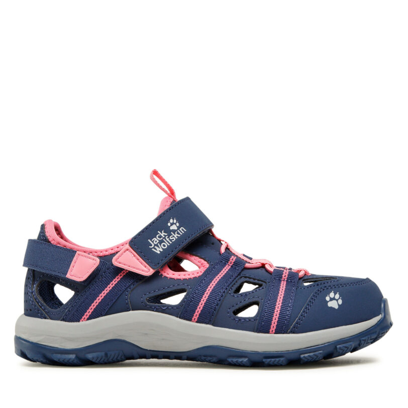Сандали Jack Wolfskin Sun Climber K 4050701 Тъмносин цвят на ниска цена