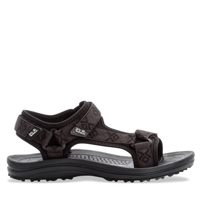Сандали Jack Wolfskin Wave Breaker 4050291 Черен цвят на ниска цена