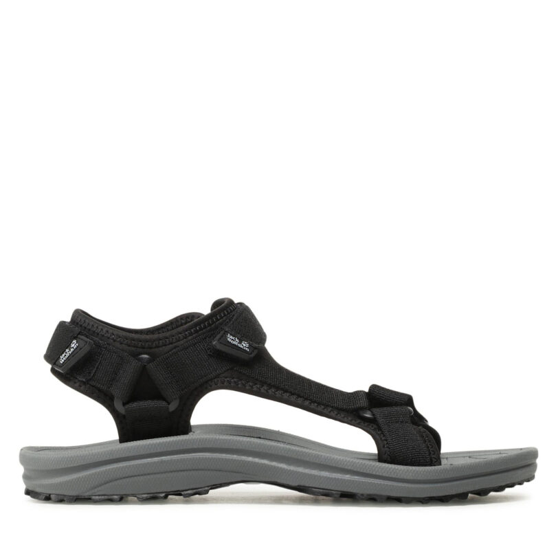 Сандали Jack Wolfskin Wave Breaker M 4052011 Черен цвят на ниска цена