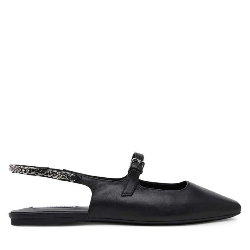 Сандали KARL LAGERFELD KL40181 Черен цвят на ниска цена