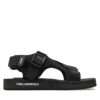 Сандали KARL LAGERFELD KL70515 Черен цвят на ниска цена