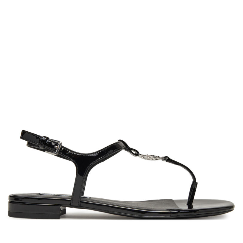 Сандали KARL LAGERFELD KL82515 Черен цвят на ниска цена