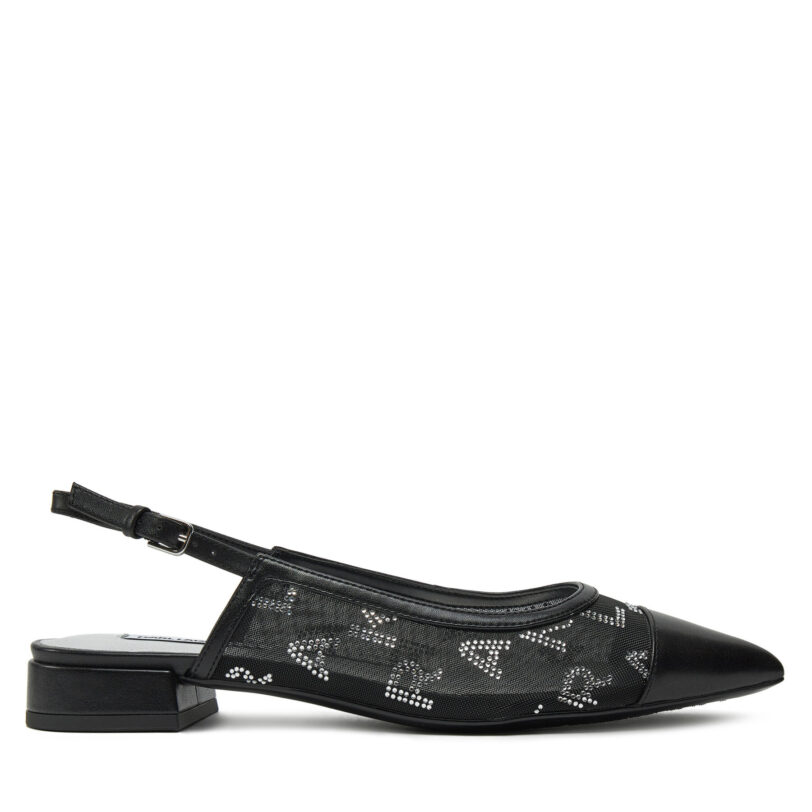 Сандали KARL LAGERFELD Kerrie KL40153 Черен цвят на ниска цена