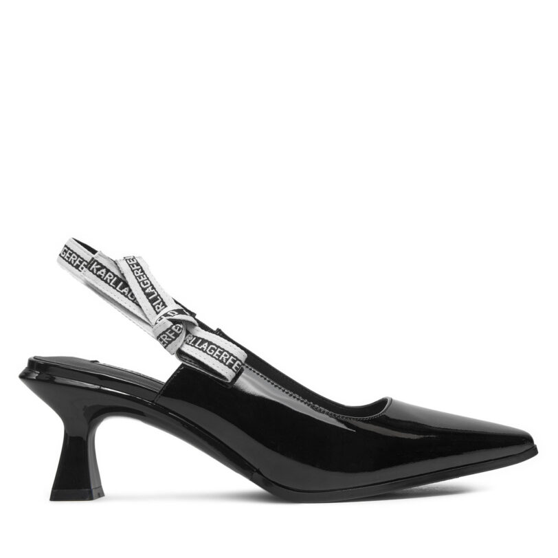 Сандали KARL LAGERFELD Panache II KL30808A Черен цвят на ниска цена