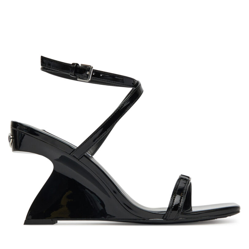 Сандали KARL LAGERFELD Waverly KL34612 Черен цвят на ниска цена