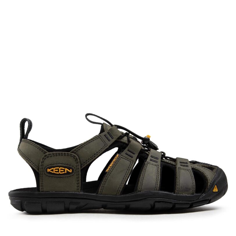 Сандали Keen Clearwater Cnx Leather 1013107 Сив цвят на ниска цена