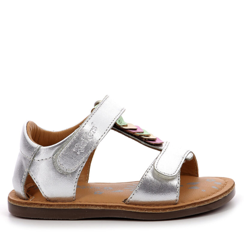 Сандали Kickers Divazia 960701-10-16 A Сребрист цвят на ниска цена