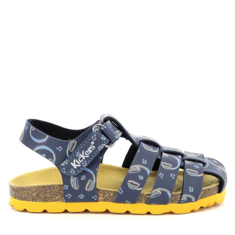 Сандали Kickers Summertan 961650-10-103 Тъмносин цвят на ниска цена