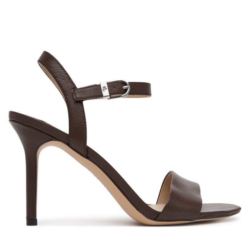 Сандали LAUREN RALPH LAUREN 802940727011 Кафяв цвят на ниска цена