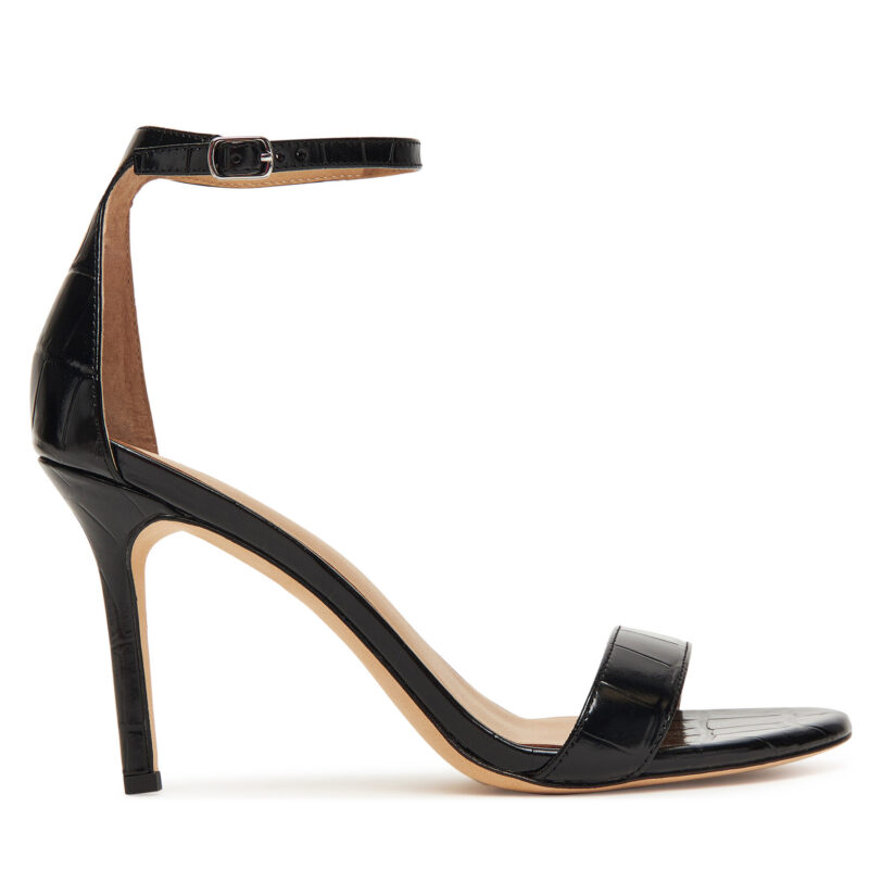 Сандали LAUREN RALPH LAUREN Allie 802974367006 Черен цвят на ниска цена