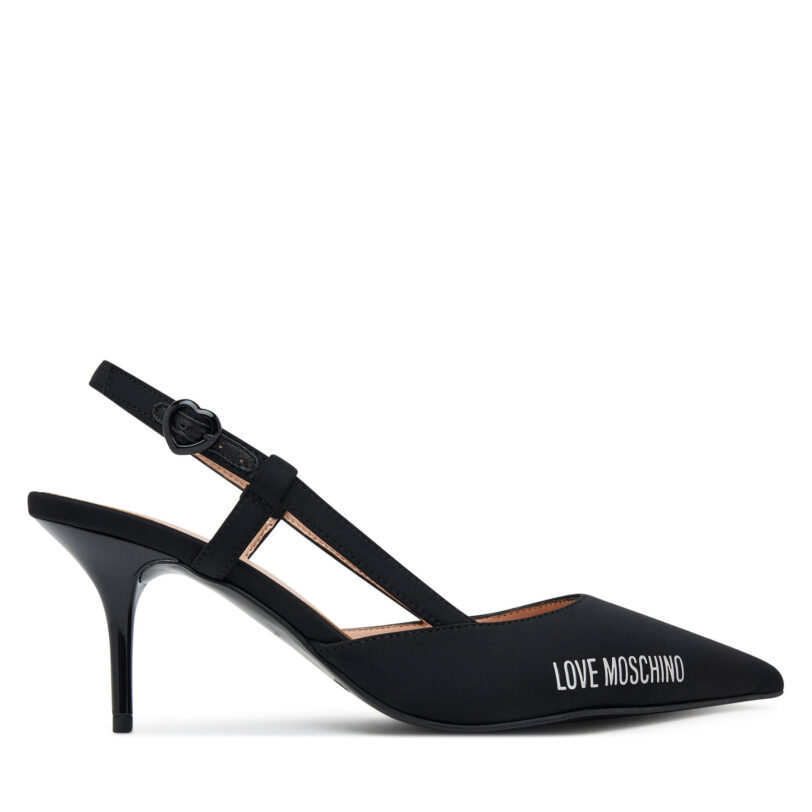Сандали LOVE MOSCHINO JA10267G1NIMX00040 Черен цвят на ниска цена