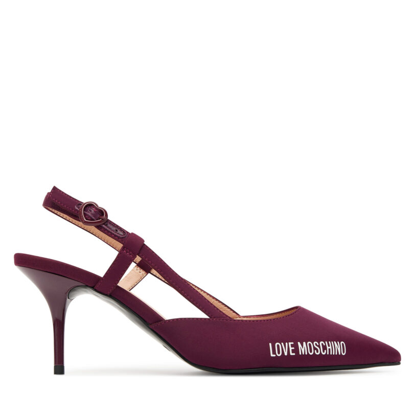 Сандали LOVE MOSCHINO JA10267G1NIMX55641 Бордо цвят на ниска цена