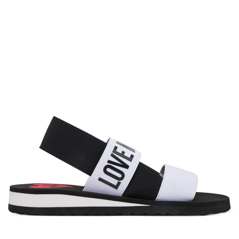 Сандали LOVE MOSCHINO JA16033G0MJN410A Бял цвят на ниска цена