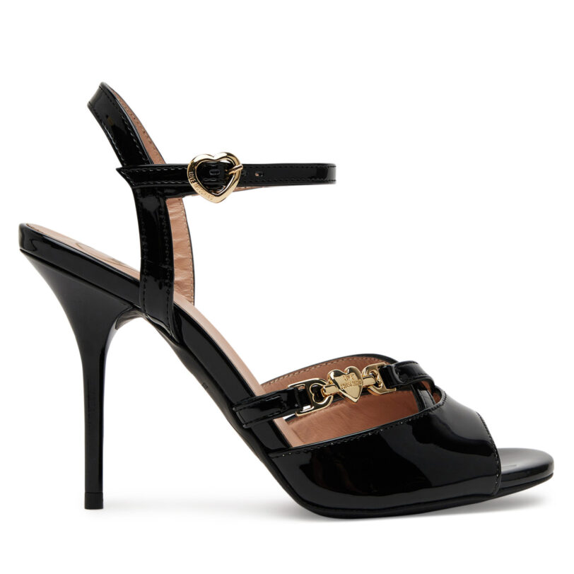 Сандали LOVE MOSCHINO JA16089G1MIH0000 Черен цвят на ниска цена