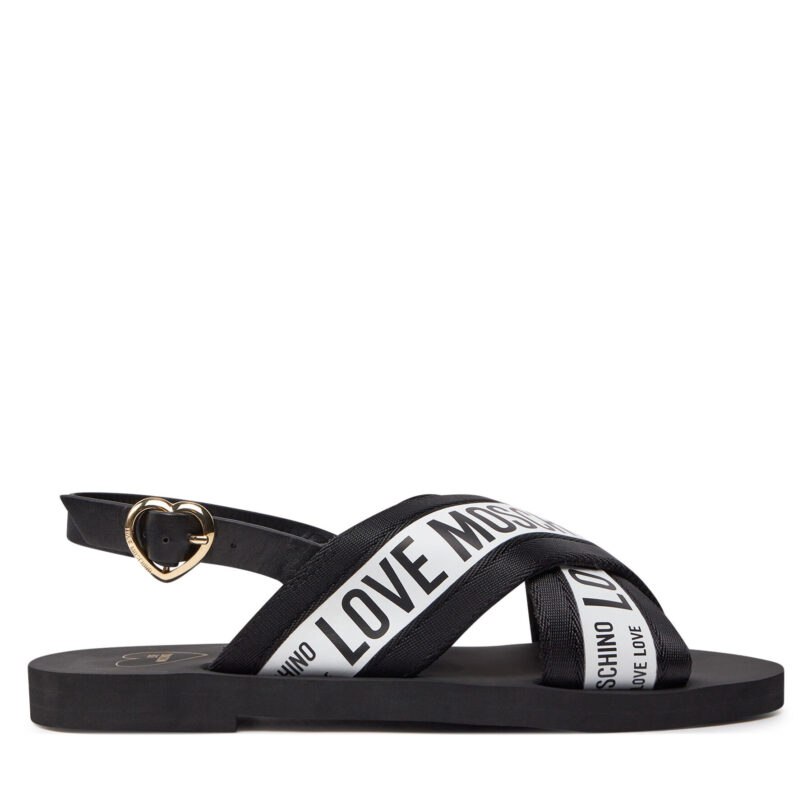 Сандали LOVE MOSCHINO JA16412G0IIX210A Черен цвят на ниска цена