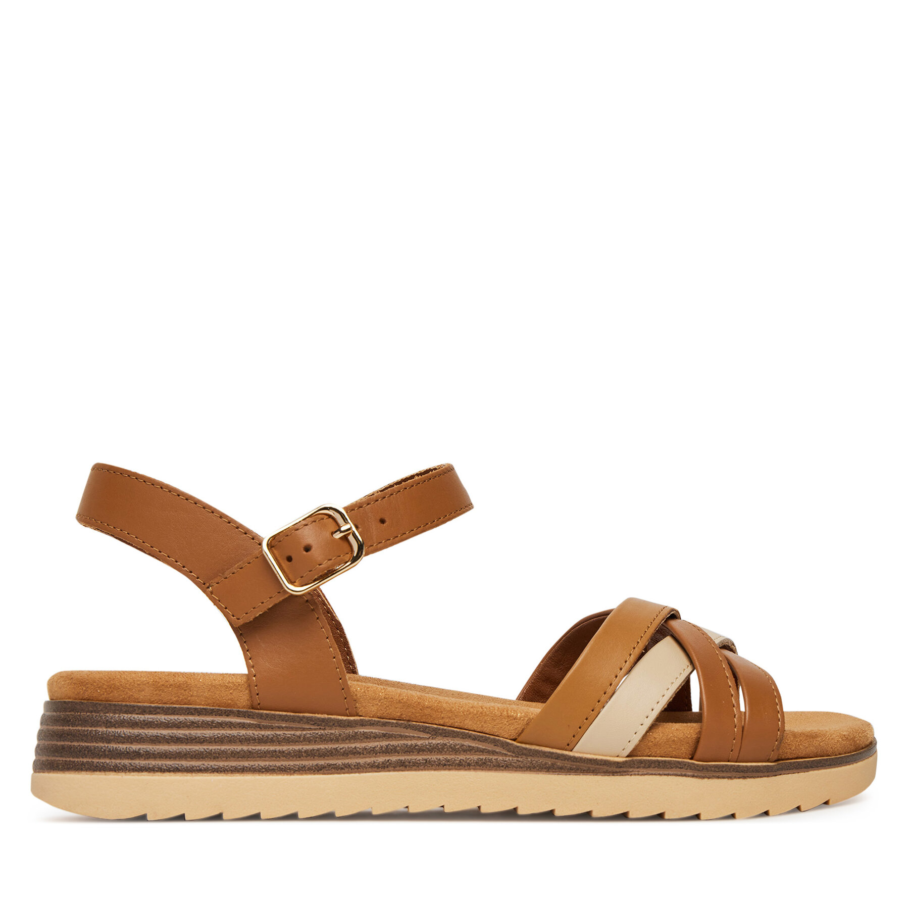 Сандали Lasocki RST-KSYMENA-01 Кафяв цвят на ниска цена