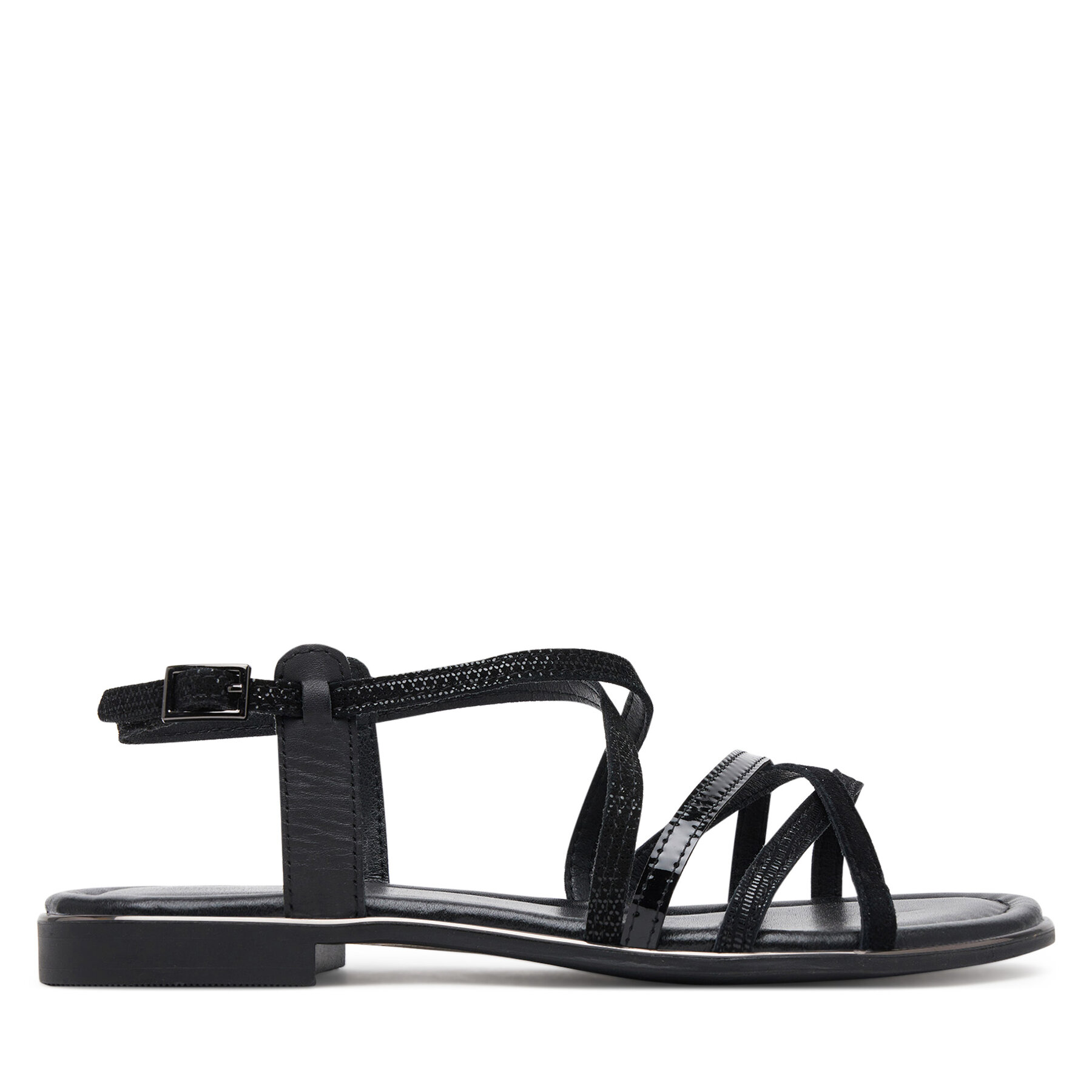 Сандали Lasocki WYL4137-1Z Черен цвят на ниска цена