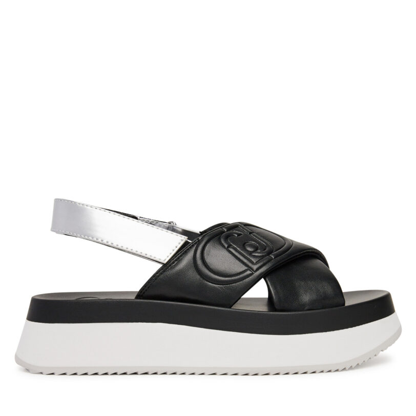 Сандали Liu Jo Dreamy Sandal 02 BA5089 EX097 Черен цвят на ниска цена