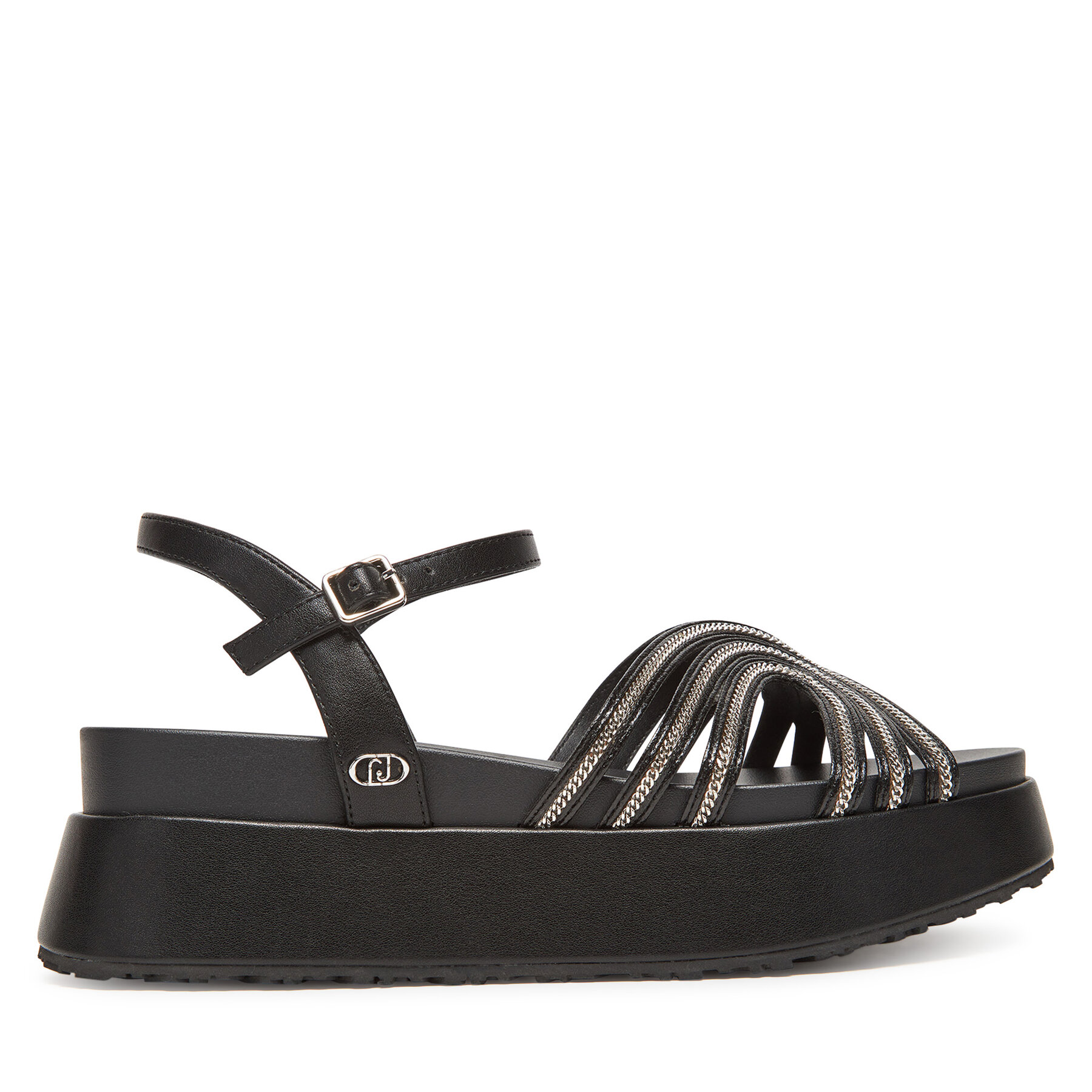 Сандали Liu Jo Frida 35 SA5103 EX029 Черен цвят на ниска цена