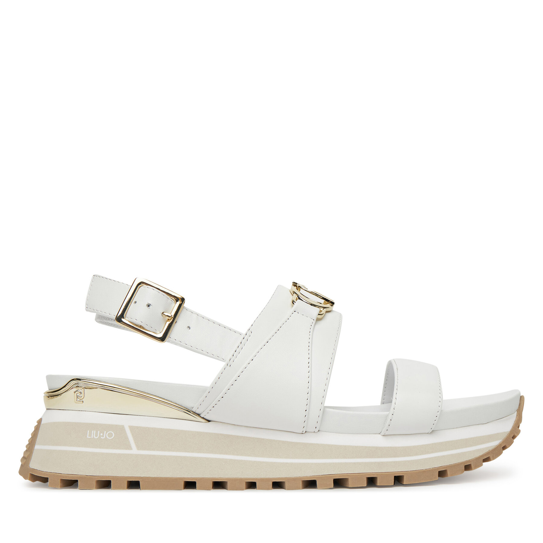 Сандали Liu Jo Maxi Wonder BA5081 P0102 Бял цвят на ниска цена