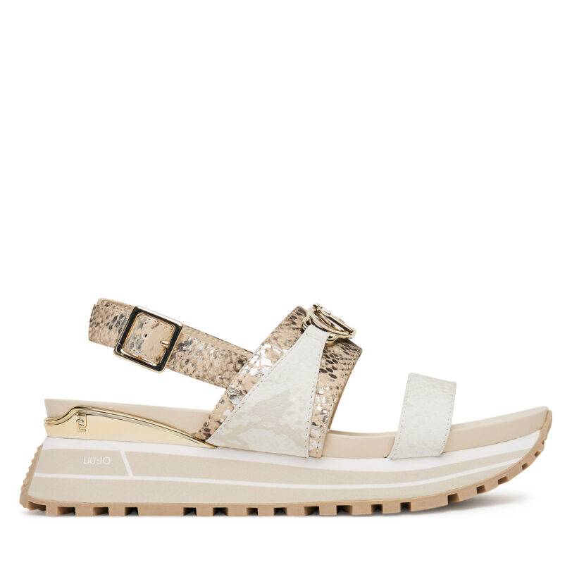 Сандали Liu Jo Maxi Wonder Sandal 30 BA5081 EX289 Бежов цвят на ниска цена